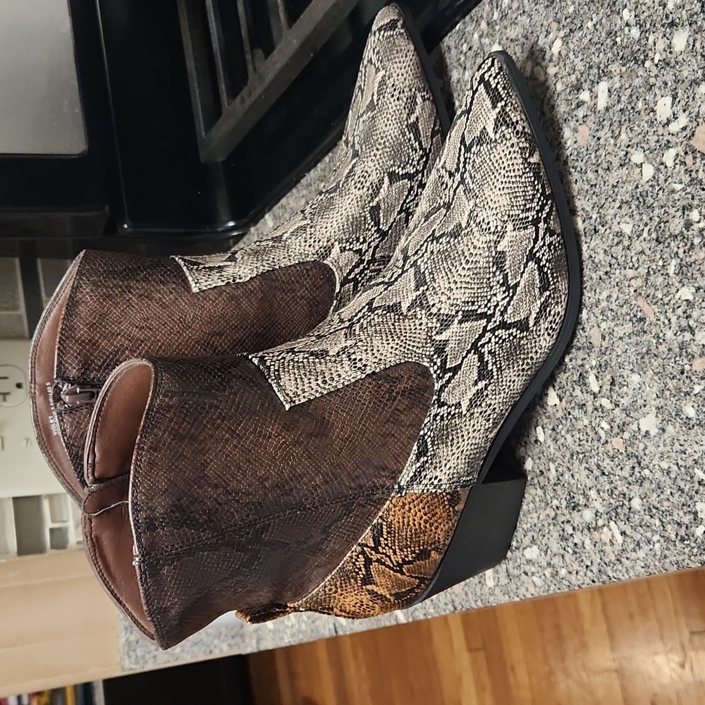 Multi Patterned Boots Size 9.5
